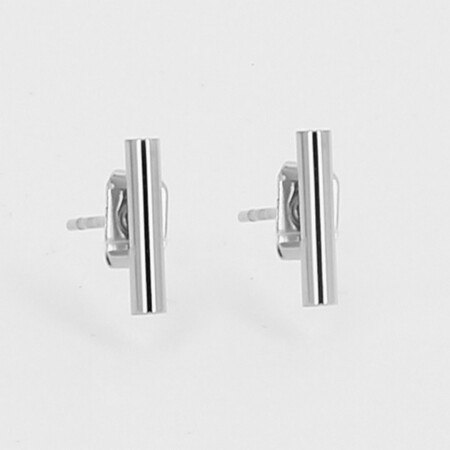 Boucles d'oreilles ZAG en acier