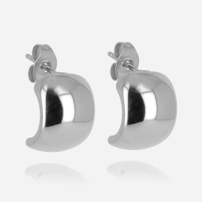 Boucles d'oreilles ZAG en acier