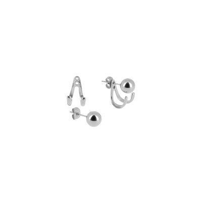 Mini boucles d’oreilles Zag en acier