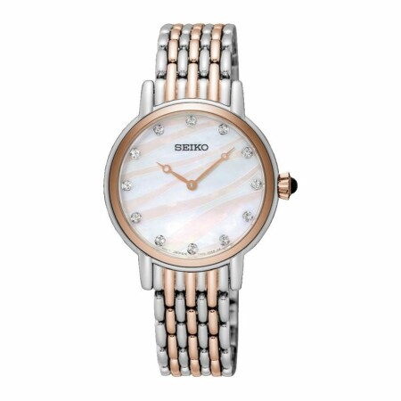 Montre Seiko Classique Dame Quartz 2 aiguilles  SFQ806P1