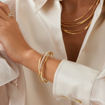 Bracelet Marco Bicego MARRAKECH en or jaune et diamants
