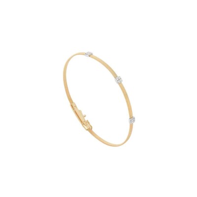 Bracelet Marco Bicego MASAI en or jaune, or blanc et diamants