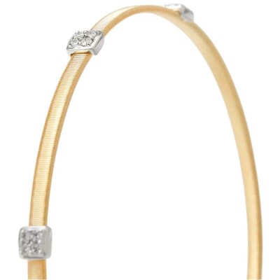 Bracelet Marco Bicego MASAI en or jaune, or blanc et diamants