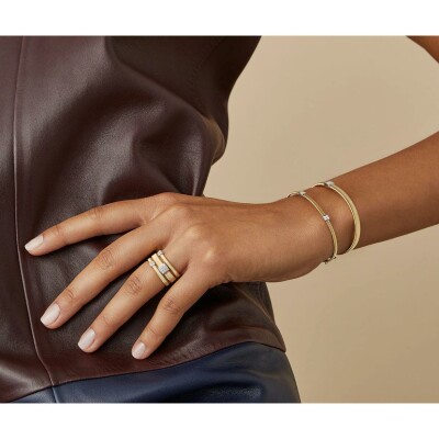 Bracelet Marco Bicego MASAI en or jaune, or blanc et diamants