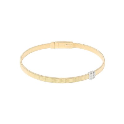 Bracelet Marco Bicego MASAI en or jaune, or blanc et diamants