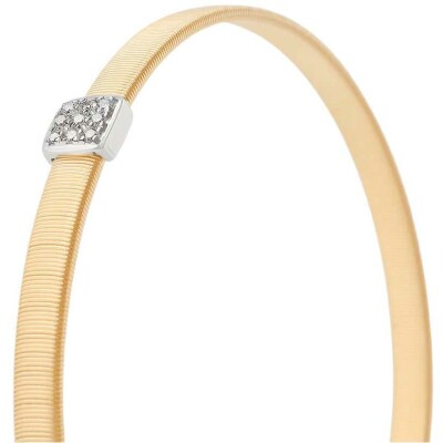 Bracelet Marco Bicego MASAI en or jaune, or blanc et diamants