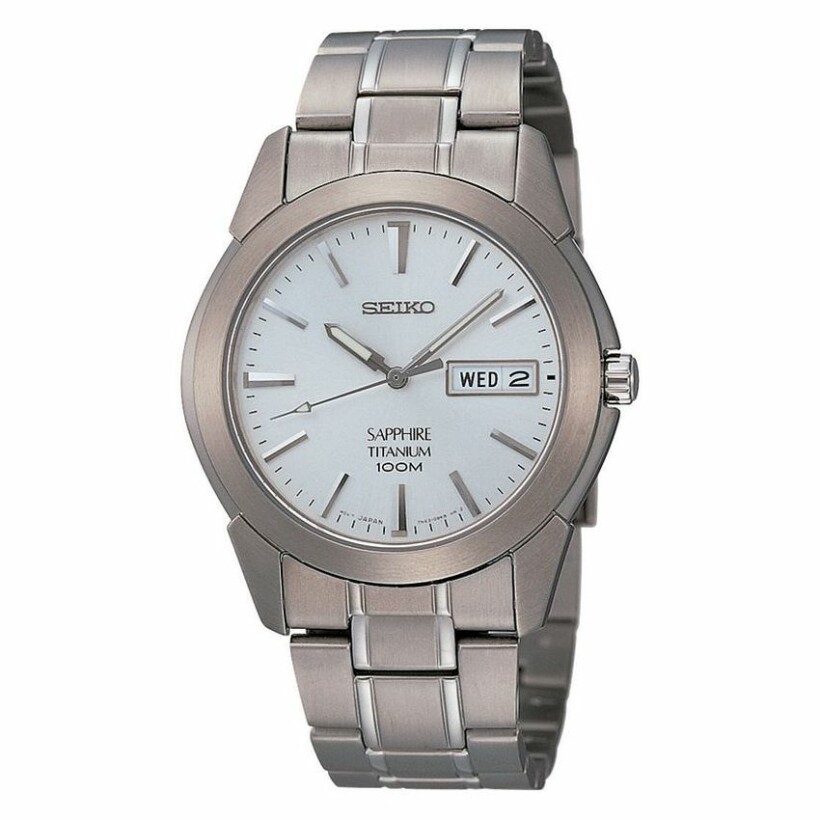 Montre Seiko Classique Homme Quartz 3 aiguilles / jour / date SGG727