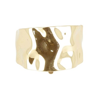 Barrette Zag Maylin en acier doré