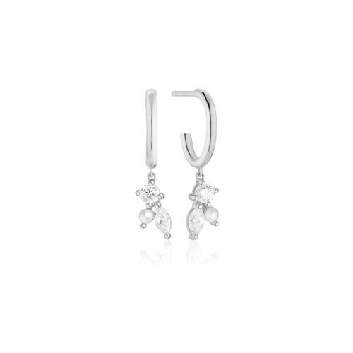 Boucles d'oreilles Sif Jakobs Adria en argent et oxydes de zirconium