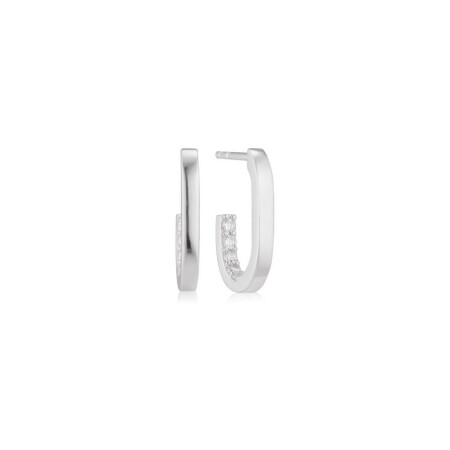 Boucles d'oreilles Sif Jakobs Capizzi en argent et oxydes de zirconium