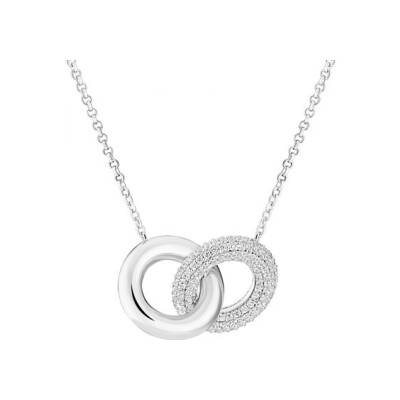 Collier Sif Jakobs Carrara en argent et zircon blanc