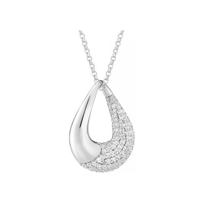 Collier Sif Jakobs Glorenza en argent et zircon blanc