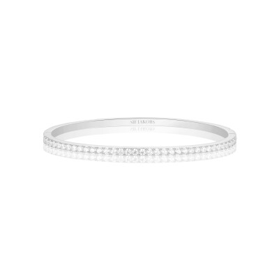 Bracelet Bangle Sif Jakobs Ellisse en argent et zircons