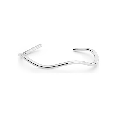 Bracelet Bangle Sif Jakobs Ellera Waves Pianura en argent