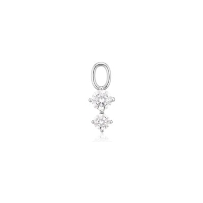 Charm Sif Jakobs Circolo Due en argent et zircons