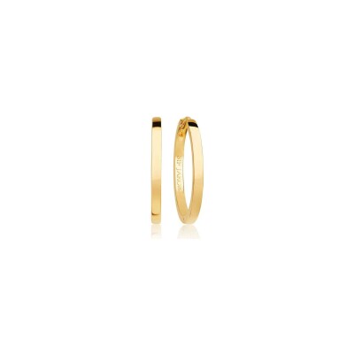 Boucles d'oreilles Sif Jakobs Ellera Pianura X-Grande en argent plaqué or jaune