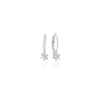 Boucles d'oreilles Sif Jakobs Ellera en argent et oxydes de zirconium