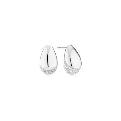 Boucles d'oreilles Sif Jakobs Goccia en argent et zircons