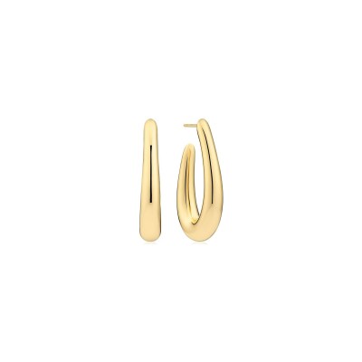 Boucles d'oreilles Sif Jakobs Goccia Pianura Picolo en argent plaqué or jaune