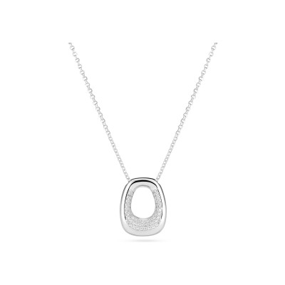 Collier Sif Jakobs Borsa Piccolo en argent et zircons