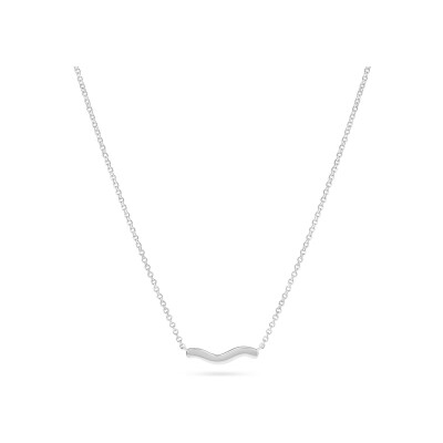 Collier Sif Jakobs Ellera Waves Pianura en argent