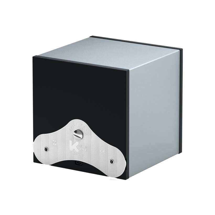 Remontoir pour montre automatique SwissKubik Masterbox en aluminium argent