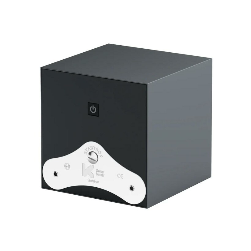 SwissKubik Startbox watch winder, silver