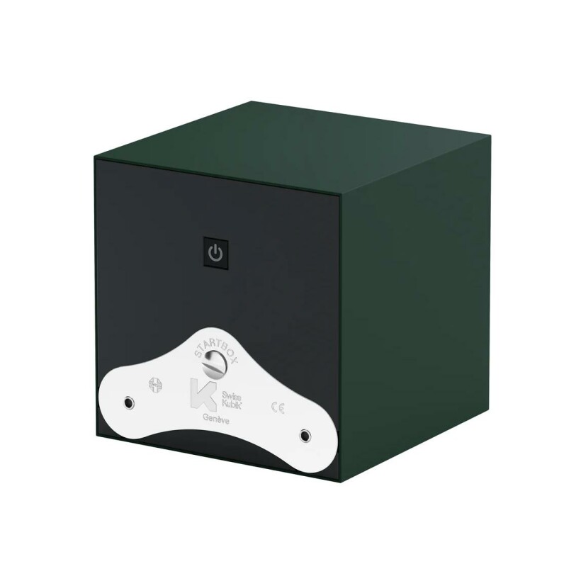 SwissKubik Startbox watch winder, green