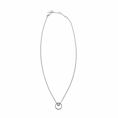 Collier Skagen Elin en acier et strass