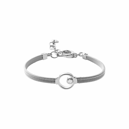 Bracelet Skagen Elin en acier et strass