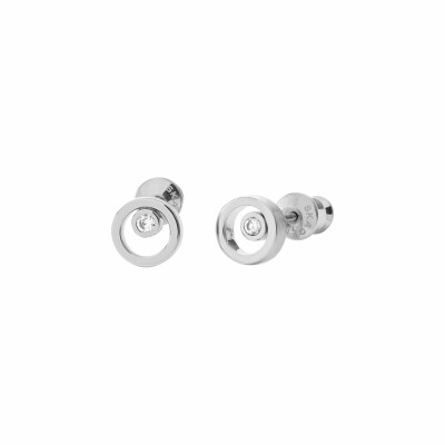 Boucles d'oreilles Skagen Elin en acier et strass