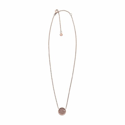 Collier Skagen Merete en plaqué or rose