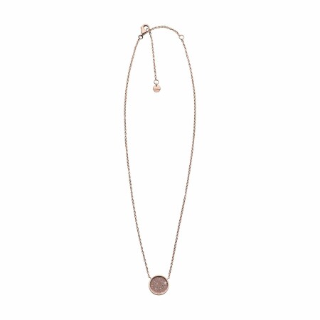 Collier Skagen Merete en plaqué or rose