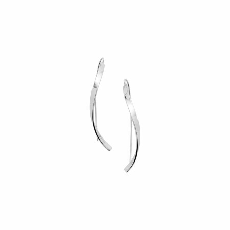 Boucles d'oreilles Skagen Organic Twist en acier