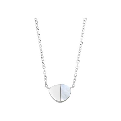 Collier Skagen Agnethe en acier et perle