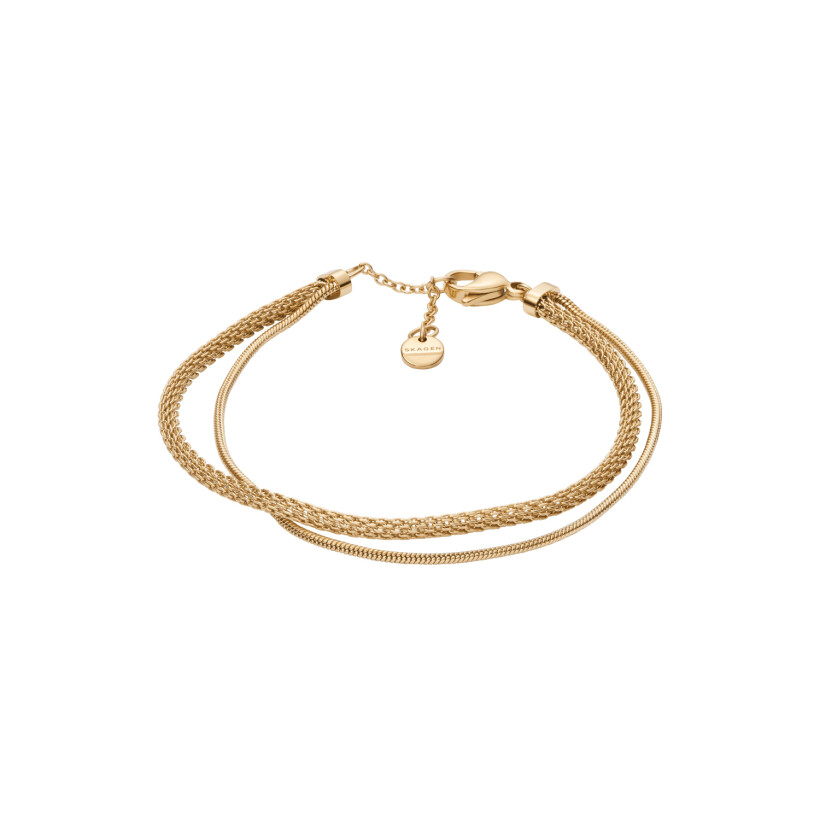 Bracelet Skagen Merete en métal doré