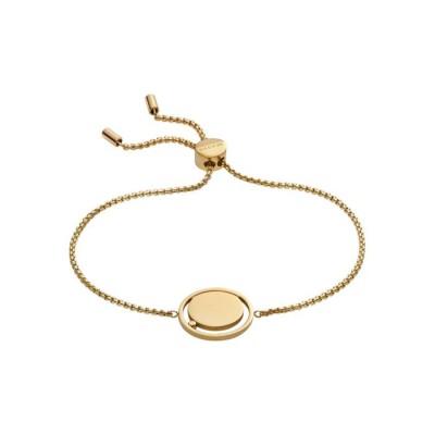 Bracelet Skagen Katrine Engravables en métal doré et cristaux