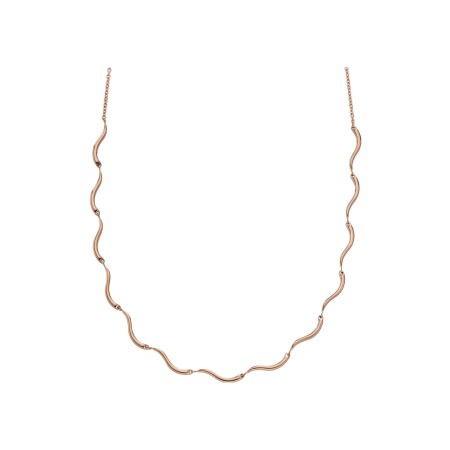 Collier Skagen Kariana en métal doré rose