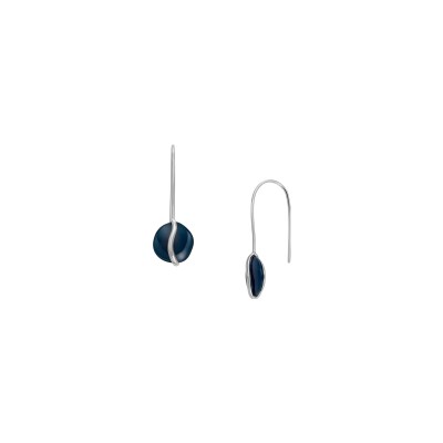 Boucles d'oreilles Skagen Sea Glass en acier et verre