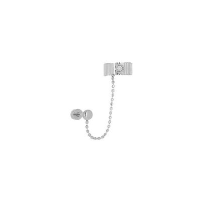 Piercing Zag Srianka en acier et oxyde de zirconium, Vert