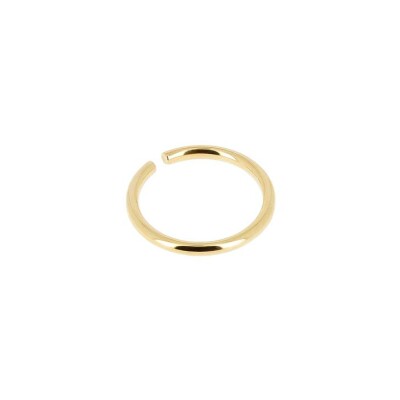 Earcuff Zag en acier doré