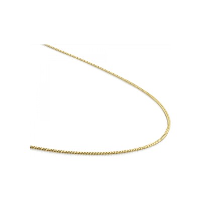 Chaîne Sparkling CURB en argent plaqué or jaune