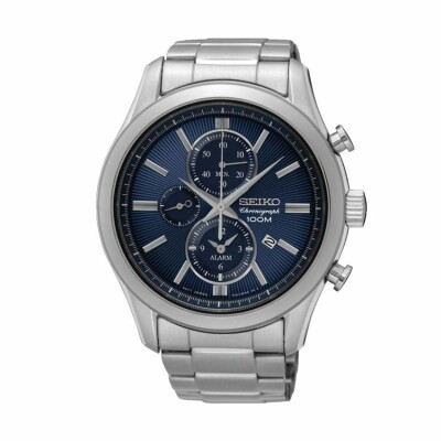 Montre Seiko Sport Chronographe quartz alarme SNAF65P1