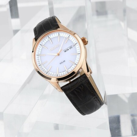 Montre Seiko Classique Quartz Solaire SNE530P1