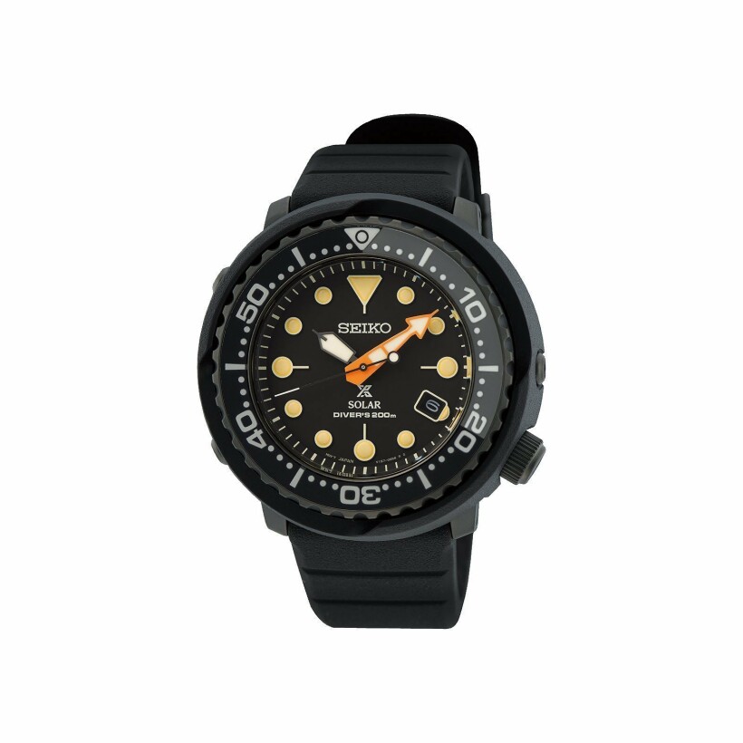 Montre Seiko Propex Black Series Solaire Diver's 200M SNE577P1