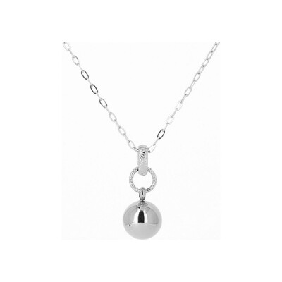 Collier sautoir Zag Liomy en acier