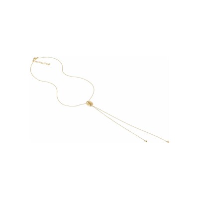 Collier Zag Otto en acier doré et oxyde de zirconium