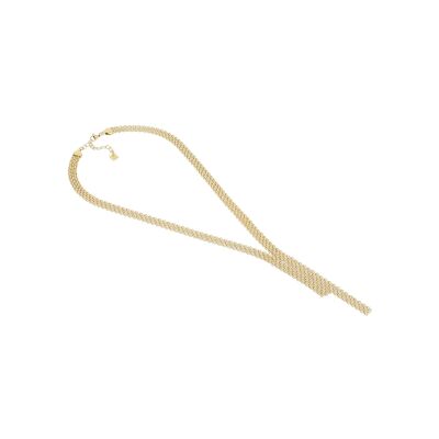 Collier sautoir Zag Lopigna  en acier doré