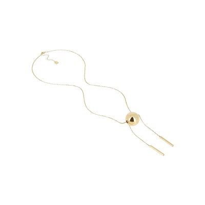 Collier Zag Scanno en acier doré