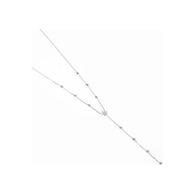 Collier Zag Isaac en acier